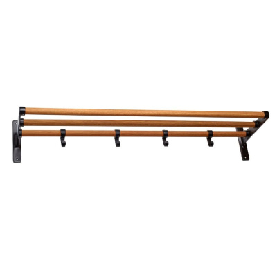Hat Rack Elegant - Oak/Black in the group Storage / Show all storage / Hall storage at Beslag Online (10155-BO-V)