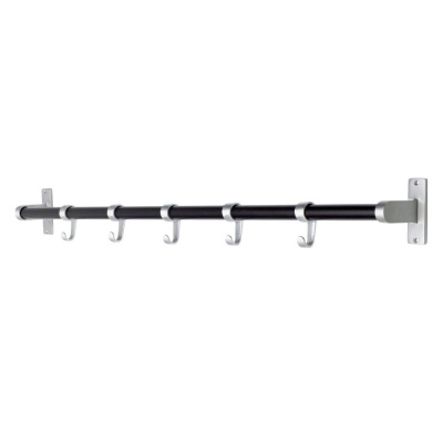 Hook Racks Elegant - 1000mm - Black/Aluminium in the group Storage / Show all storage / Hall storage at Beslag Online (10157-BO)