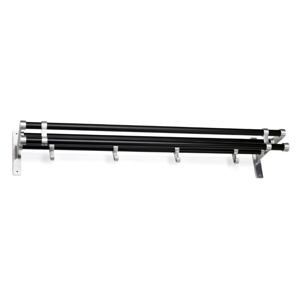Hat Rack Elegant Plus - 1000mm - Black/Aluminium 