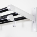 Hat Rack Elegant Plus - 1000mm - Black/Aluminium 