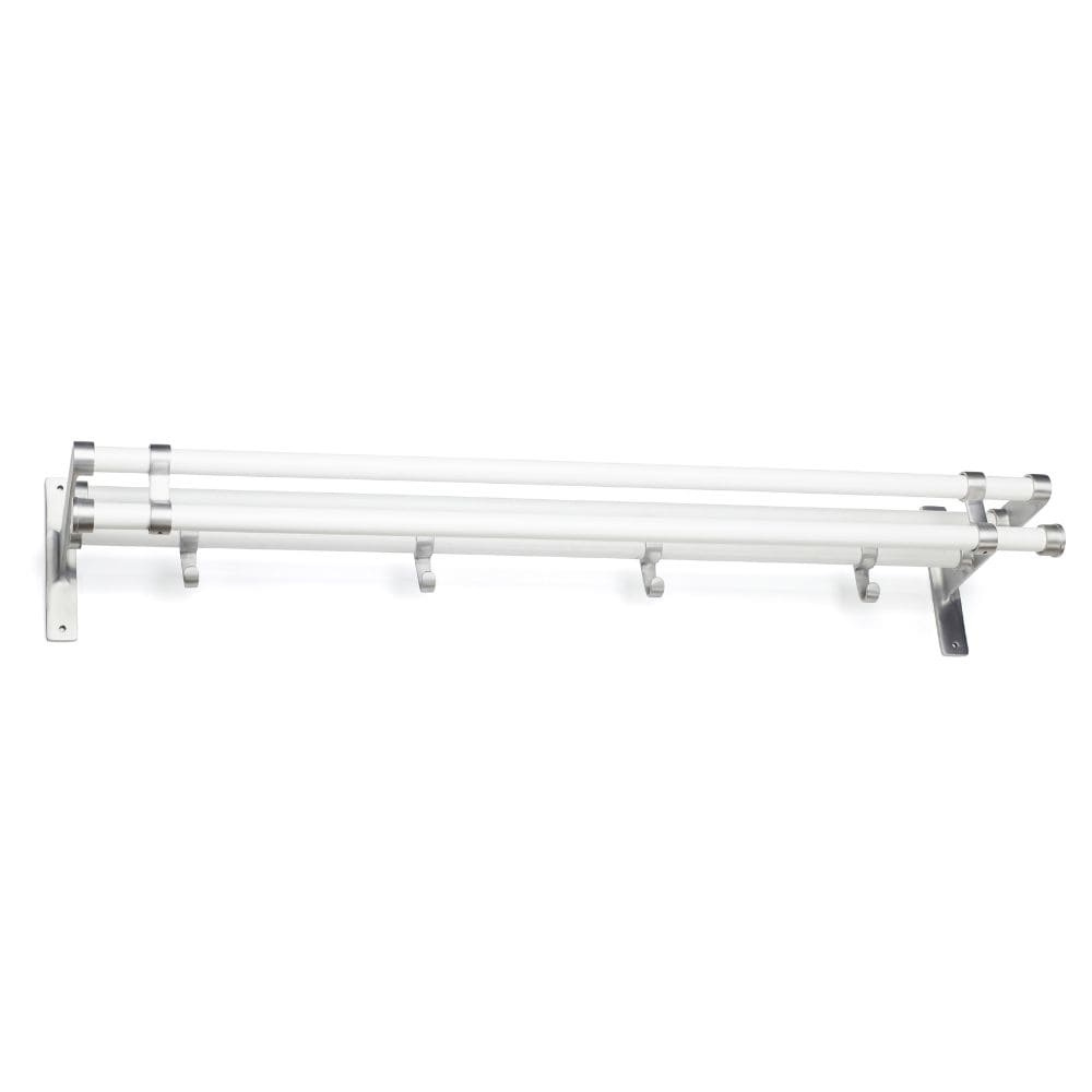 Hat Rack Elegant Plus - 1000mm - White/Aluminium 