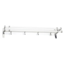 Hat Rack Elegant Plus - 1000mm - White/Aluminium 