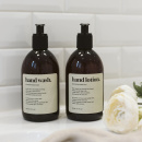 Adhesive Label Premium - Hand Wash - Beige