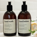 Adhesive Label Premium - Hand Lotion - Beige