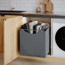 Textile basket High - Dark Grey