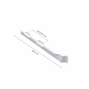 Roller Rail 500/16 - Right - 224/256mm - White
