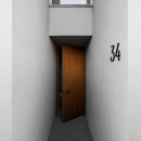 House Number Contemporary - 3 - Black