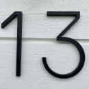 House Number Contemporary - 3 - Black
