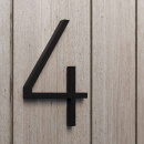 House Number Contemporary - 4 - Black