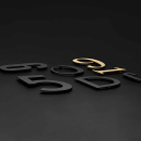 House Number Century - Black