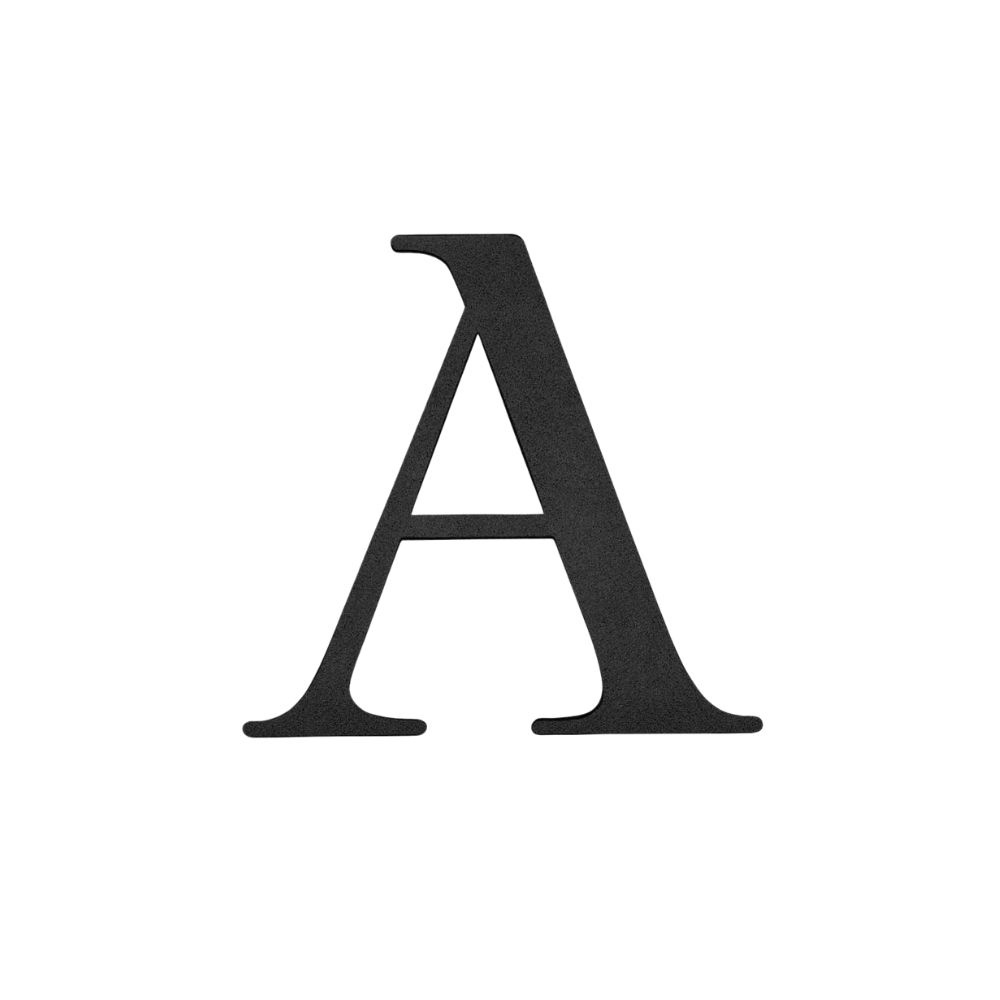 House Letter Century - Black