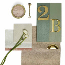 House Number Century - Brass