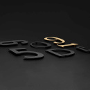 House Letter Home - Black