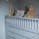 Cabinet Knob Rut - Untreated Ash 