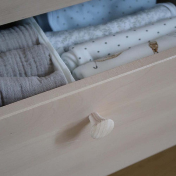 Cabinet Knob Rut - Untreated Ash 