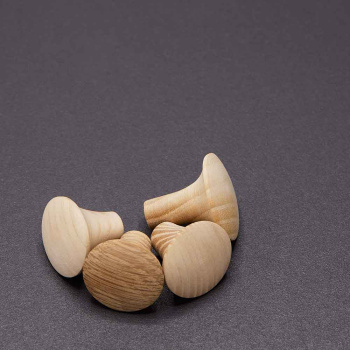 Cabinet Knob Rut - Untreated Ash 
