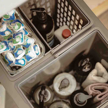 Kitchen Recycling Bin - Select Base Eco - Dark Grey