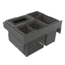 Kitchen Recycling Bin - Select Side Eco - Dark Grey