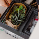 Kitchen Recycling Bin - Select Side 600 Eco - Dark Grey