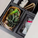 Kitchen Recycling Bin - Select Side 600 Eco - Dark Grey