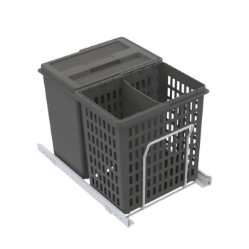 Kitchen Recycling Bin - Select Basic Eco - Dark Grey