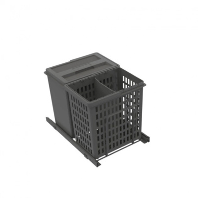 Kitchen Recycling Bin - Select Basic Eco - Dark Grey in the group Storage / Show all storage / Recycling Bins at Beslag Online (210003441E)
