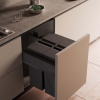 Recycling Bin Wide - Dark Grey