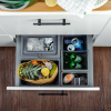 Recycling Bin - Cube Basic Low - Dark Grey