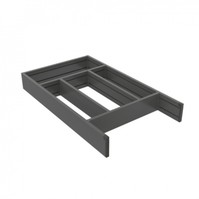 Cutlery Drawer Flex Basic - 500 (473mm) - Dark Gray in the group Storage / Show all storage / Cutlery Trays & Cutlery Organiser at Beslag Online (230005102)