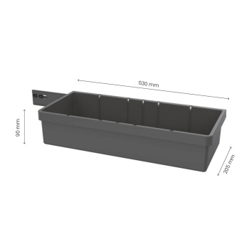 Cleaning Cabinet Set 4-parts - Dark Grey