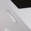 Edge Pull Handle Cliff Round - 200mm - Stainless Steel Finish