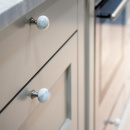 Cabinet Knob Bead Straight - Carrara Marble