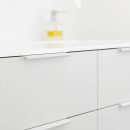 Profile handle Edge Straight - 350mm - White Lacquered