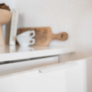 Profile Handle Edge Straight - White Lacquered