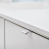 Profile Handle Edge Straight - White Lacquered
