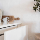 Profile Handle Edge Straight - 200mm - White Lacquered