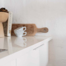 Profile Handle Edge Straight - 200mm - White Lacquered