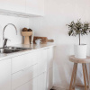 Profile Handle Edge Straight - 200mm - White Lacquered