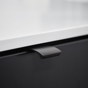 Profile Handle Edge Straight - Brushed Black