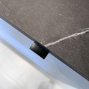 Profile Handle Edge Straight - 40mm - Brushed Black