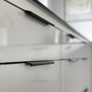 Profile Handle Edge Straight - 200mm - Brushed Black