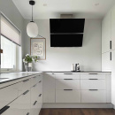 Profile Handle Edge Straight - 350mm - Brushed Black