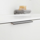 Profile Handle Edge Straight - 200mm - Brushed Anthracite