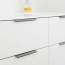 Profile Handle Edge Straight - 200mm - Brushed Anthracite