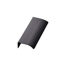 Profile Handle Edge Straight - 100mm - Brushed Black