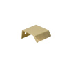 Edge Pull Handle Side - Brushed Brass