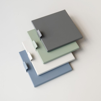 Edge Pull Handle Side - Chalk Grey