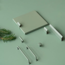Edge Pull Handle Side - Sage Green