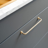 Handle Viva - Brushed Untreated Brass