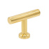 Cabinet Knob T Viva - Polished Brass Cabinet Knob T Viva - Polished Brass